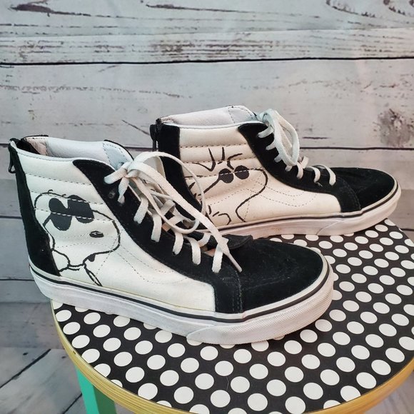 snoopy high top vans